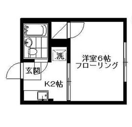 矢口渡駅 徒歩5分 2階の物件間取画像